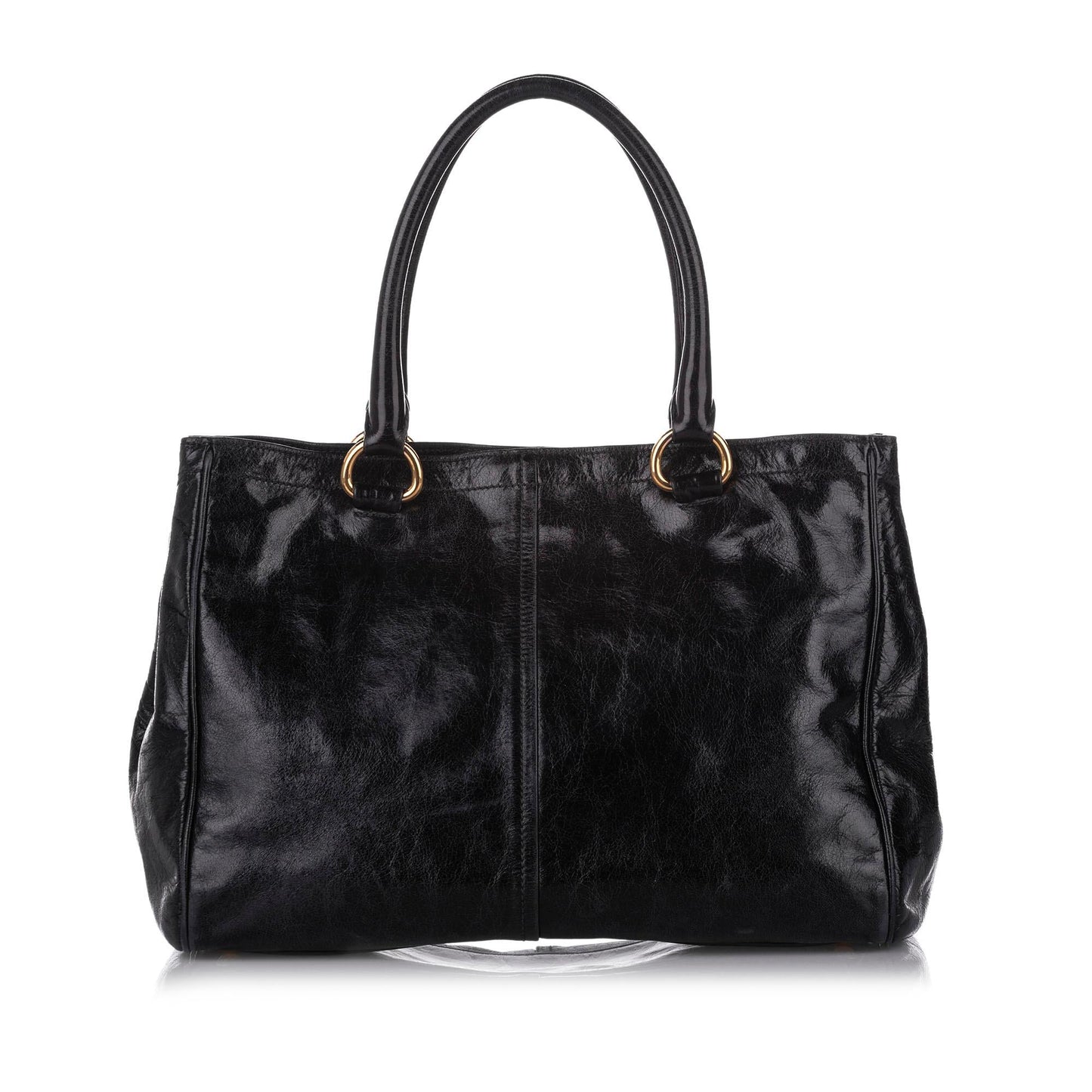 Prada Vitello Shine Satchel Style 18 - Rovelle Bags