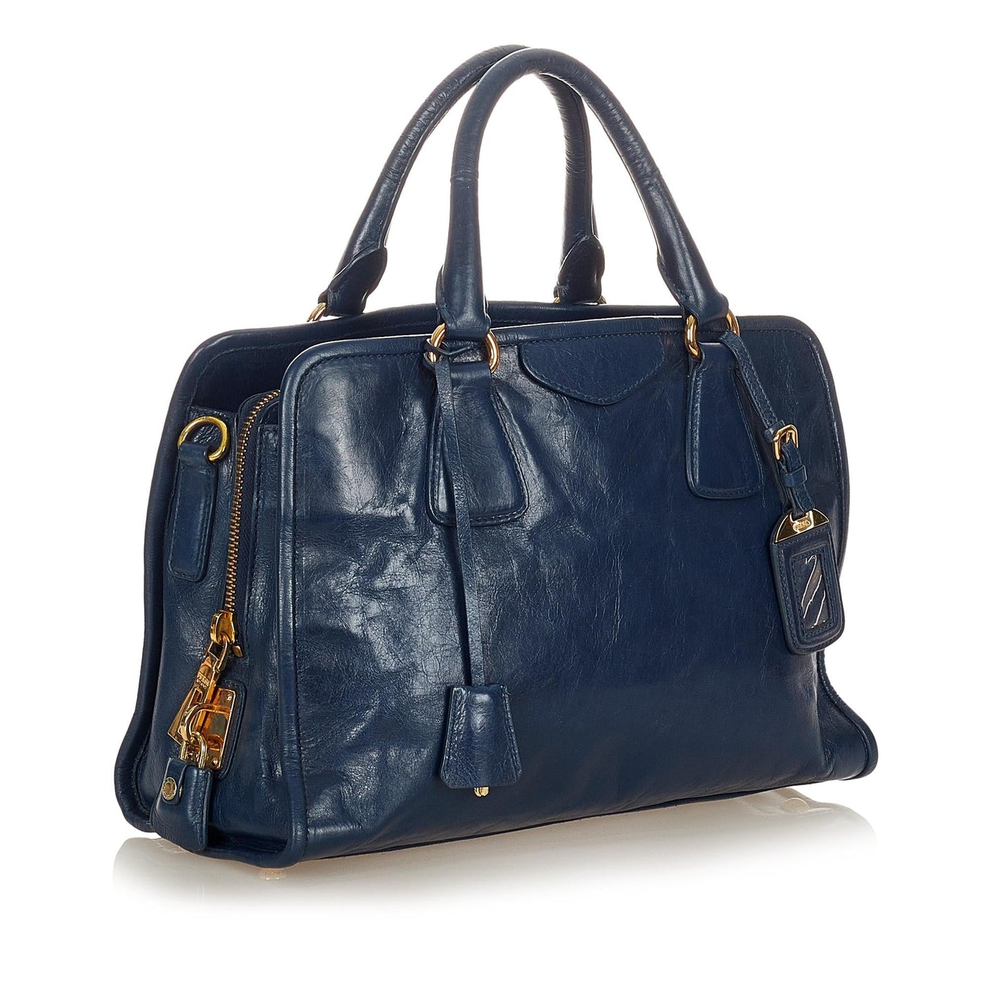 Prada Vitello Shine Satchel Style 21 - Rovelle Bags