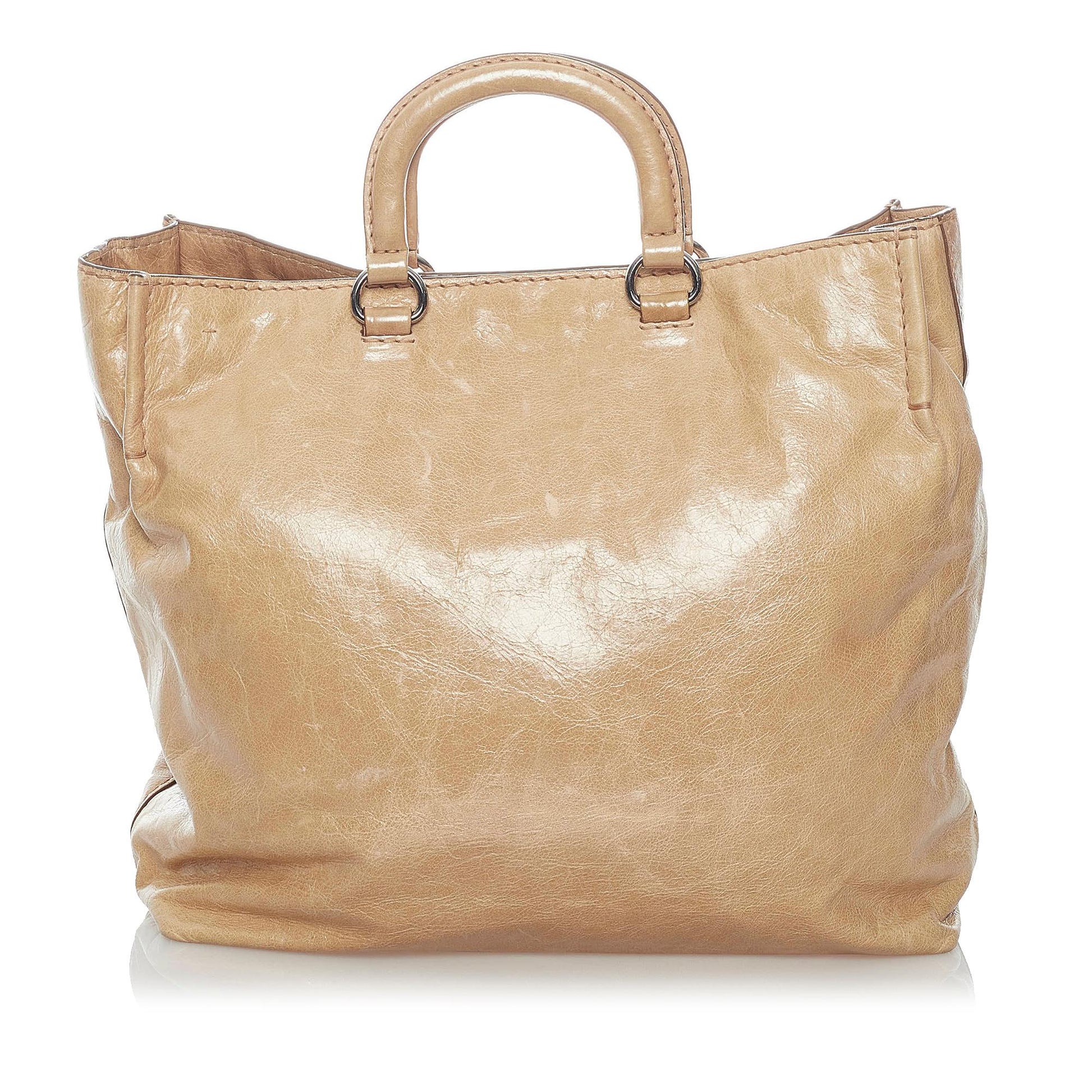 Prada Vitello Shine Satchel Style 23 - Rovelle Bags
