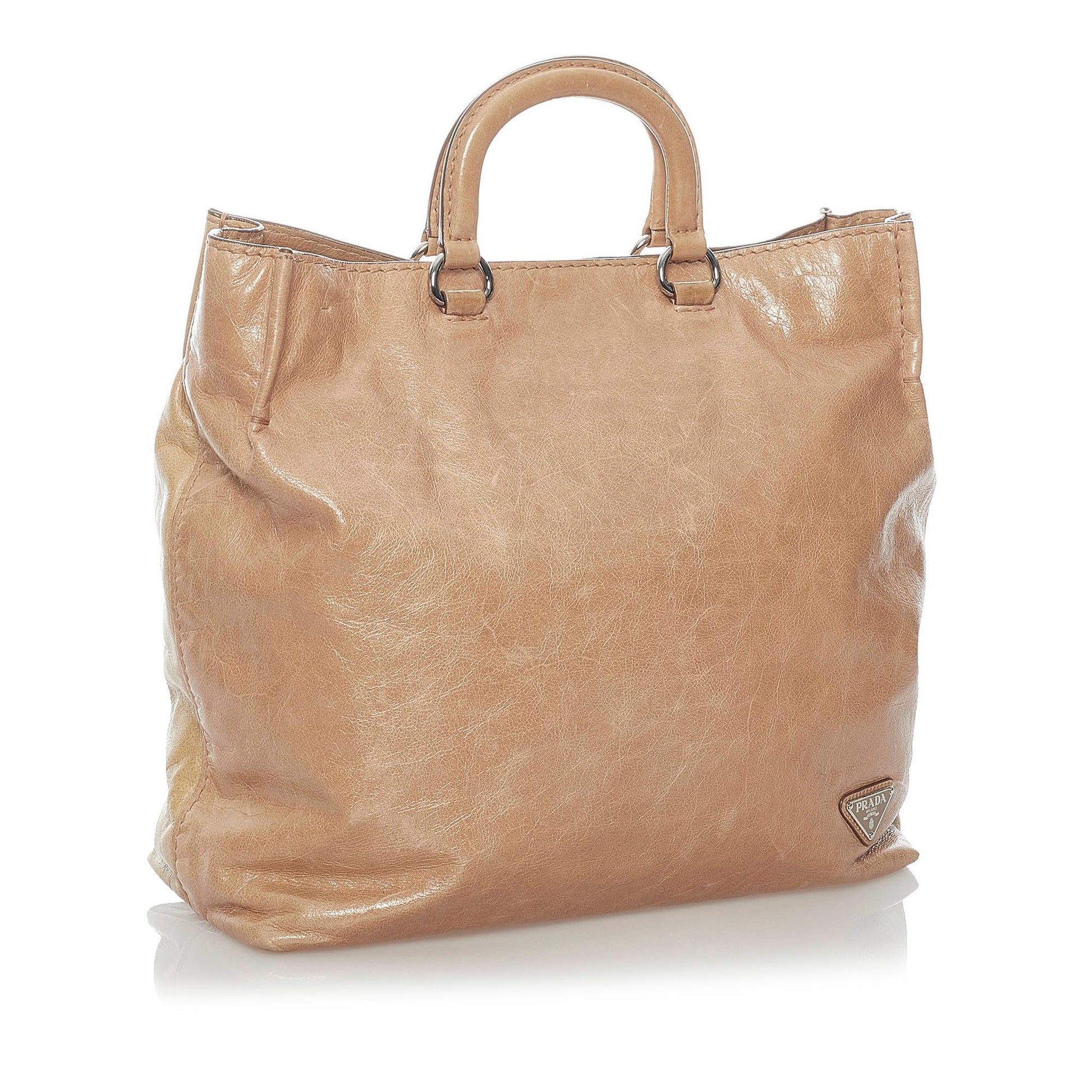 Prada Vitello Shine Satchel Style 23 - Rovelle Bags