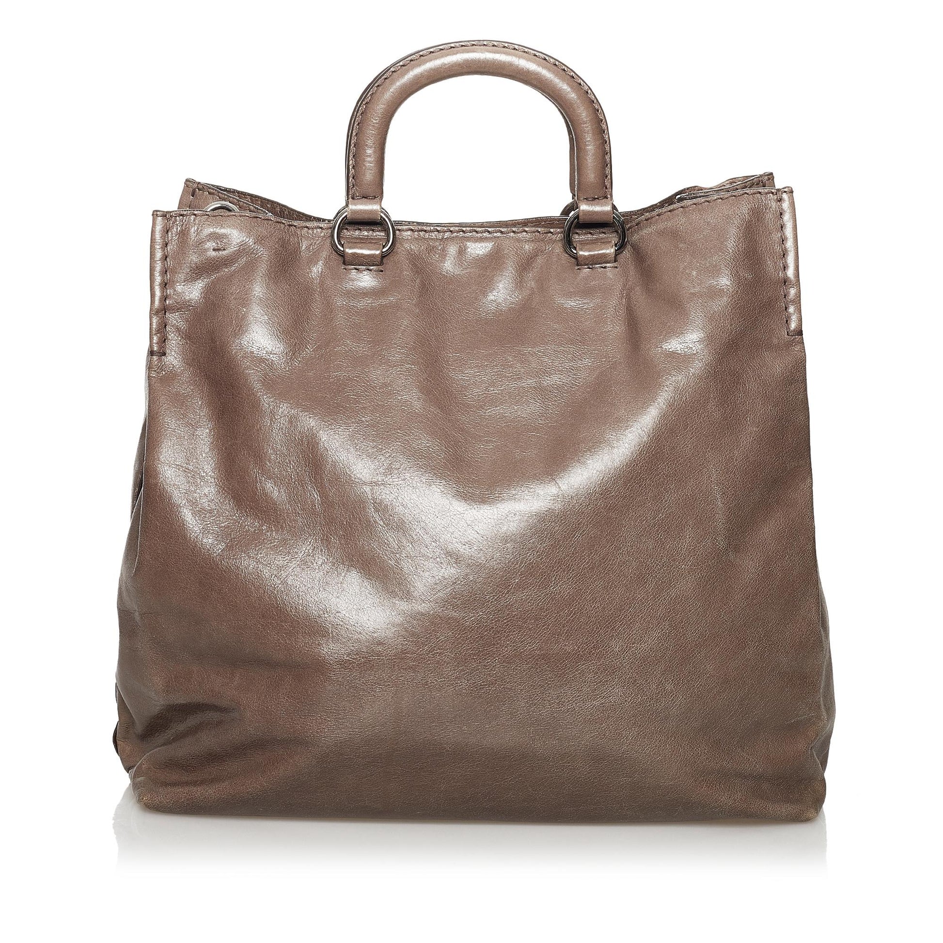 Prada Vitello Shine Satchel Style 22 - Rovelle Bags