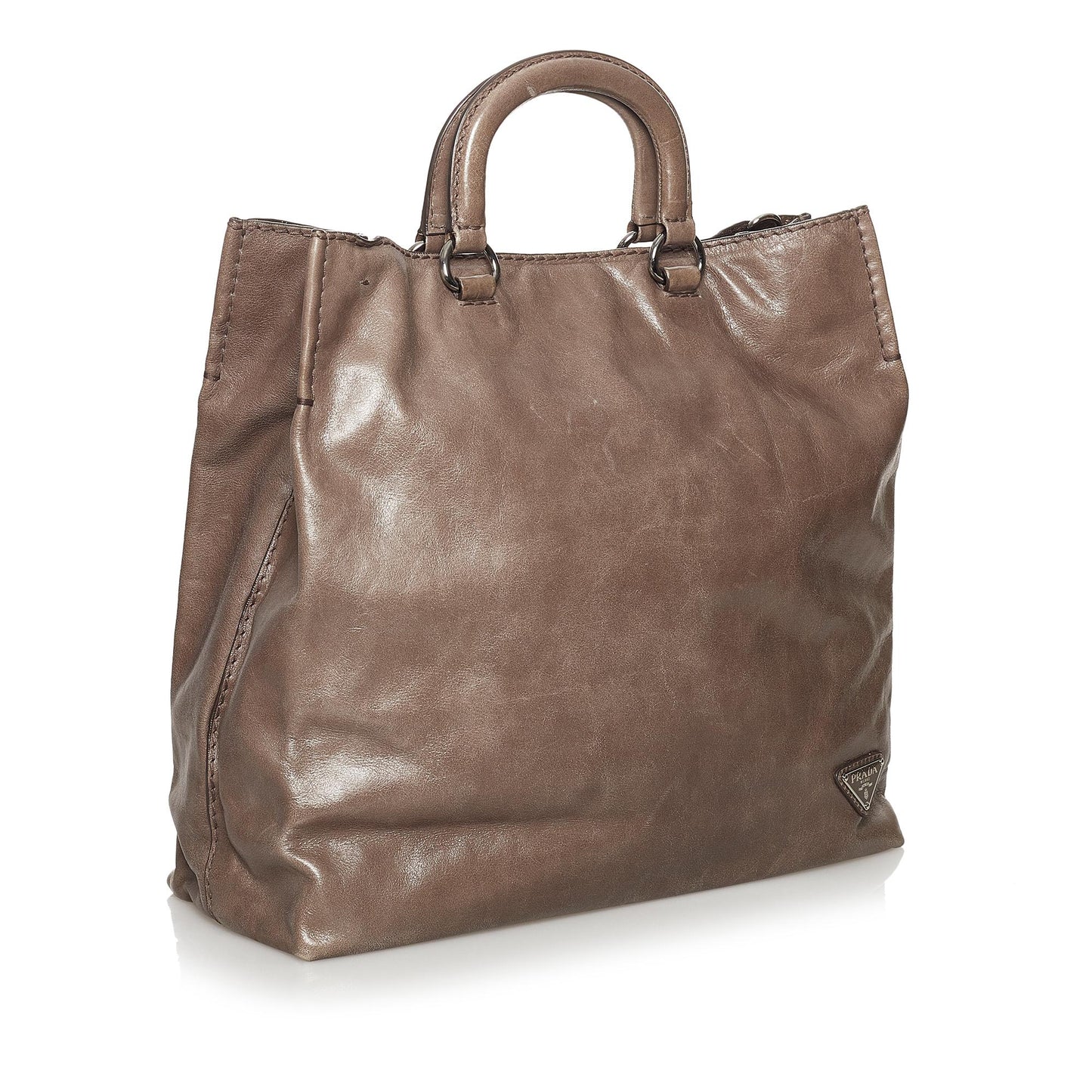 Prada Vitello Shine Satchel Style 22 - Rovelle Bags