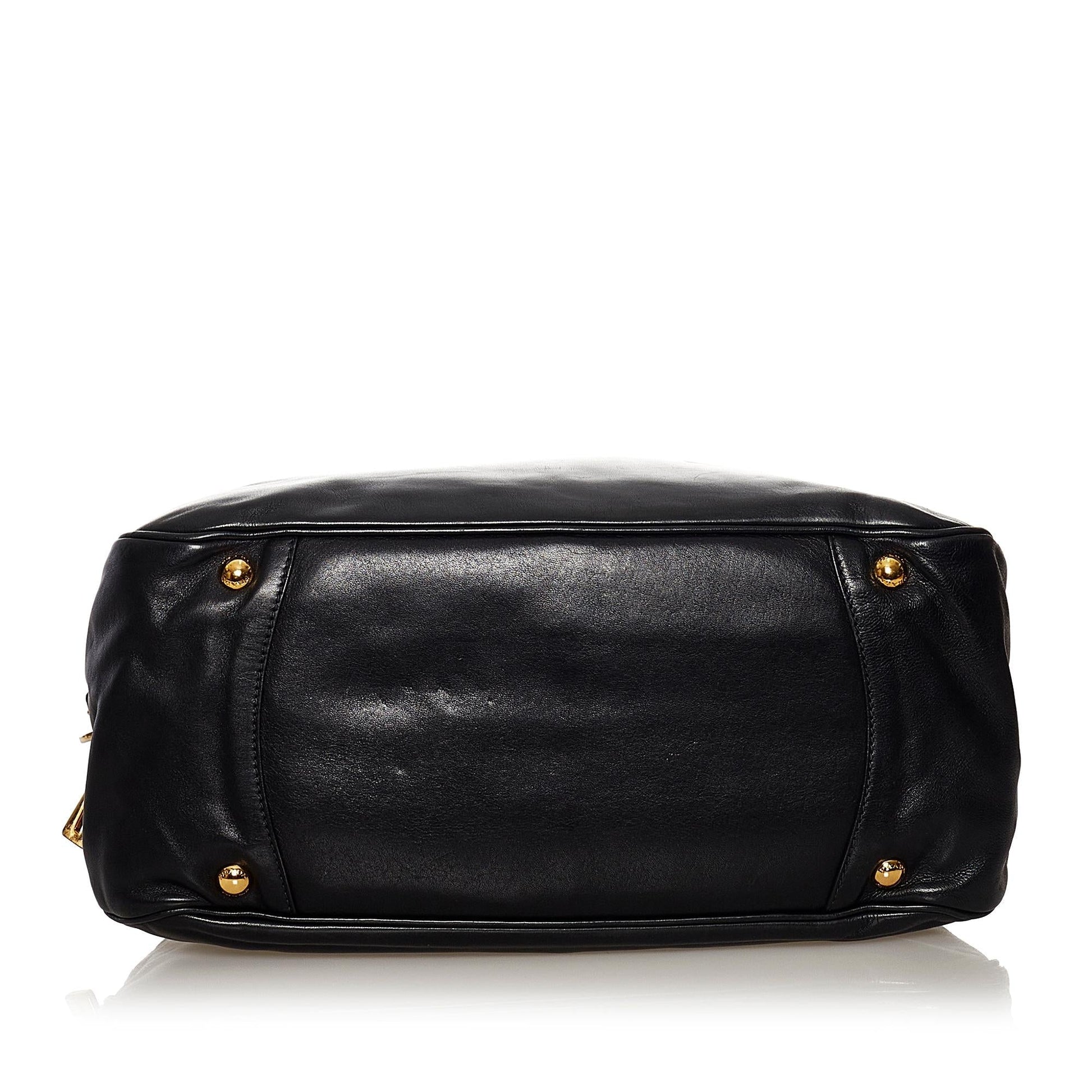 Prada Vitello Shine Satchel Style 14 - Rovelle Bags