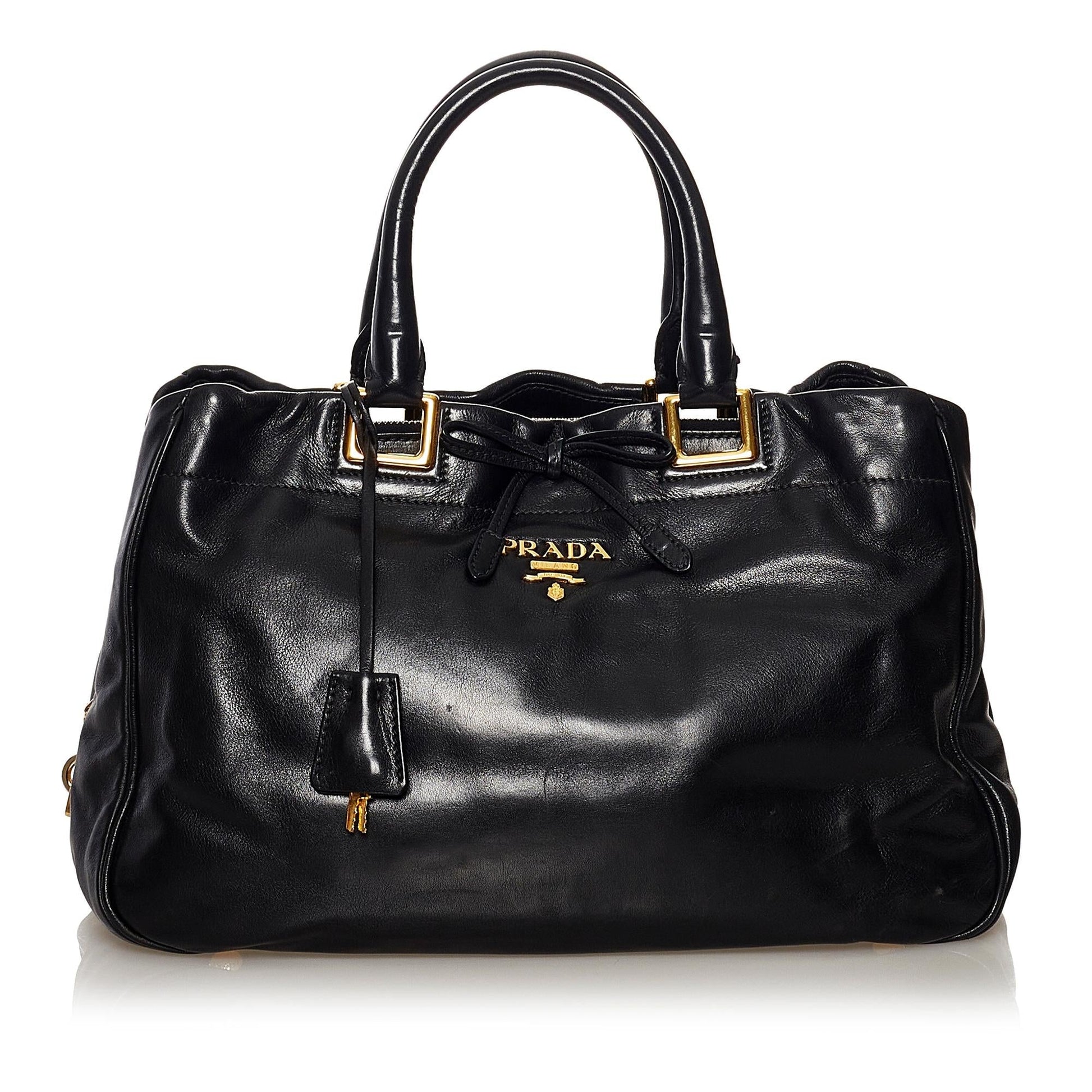 Prada Vitello Shine Satchel Style 14 - Rovelle Bags