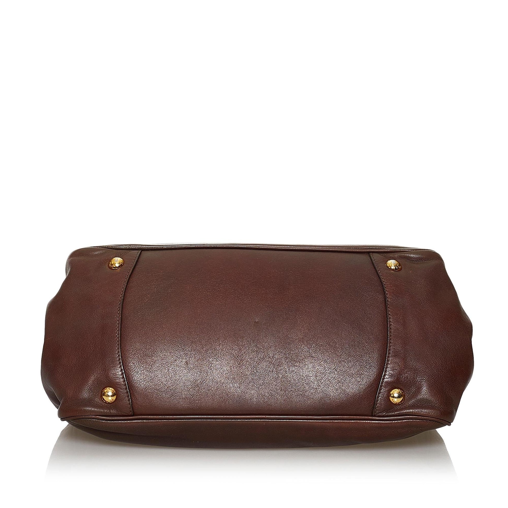Prada Vitello Shine Satchel Style 11 - Rovelle Bags