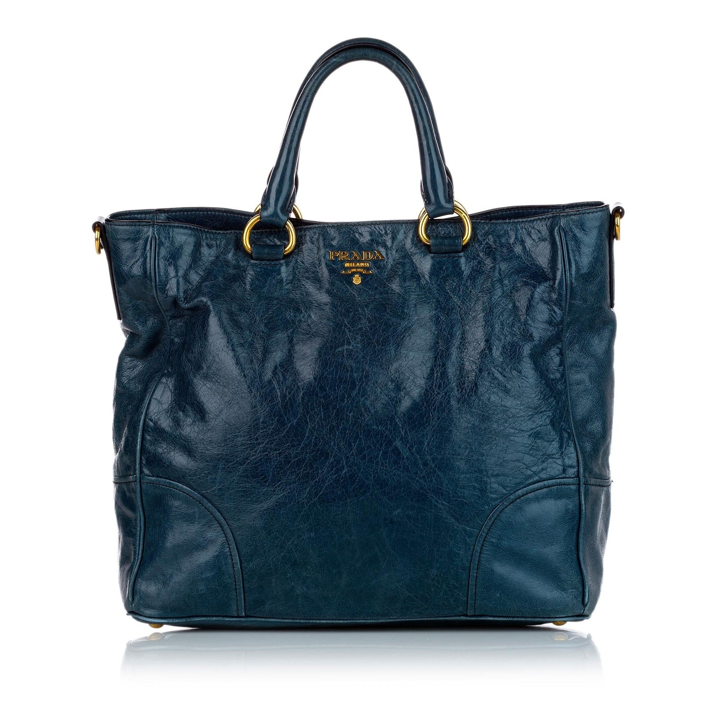 Prada Vitello Shine Satchel Style 10 - Rovelle Bags