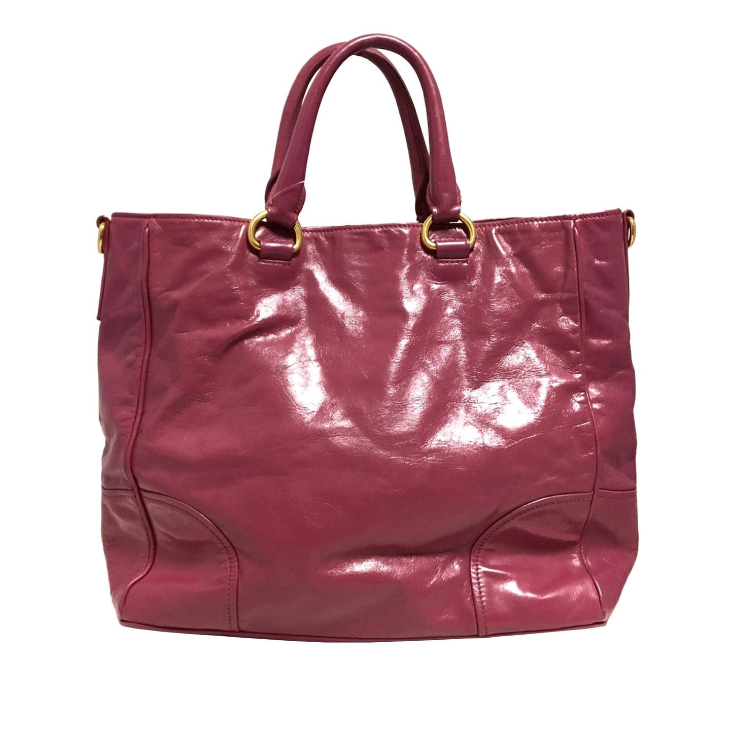 Prada Vitello Shine Satchel Style 9 - Rovelle Bags