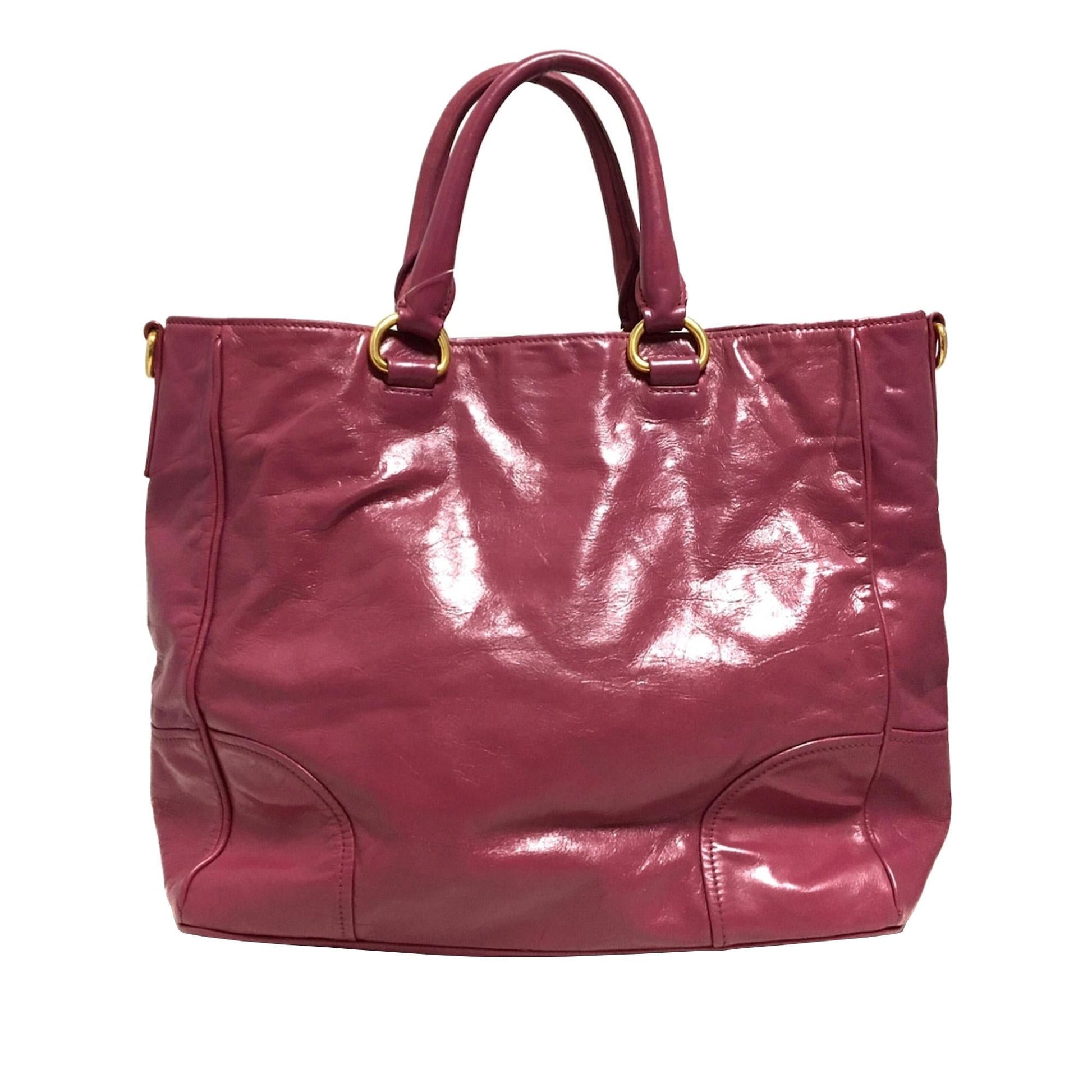 Prada Vitello Shine Satchel Style 9 - Rovelle Bags