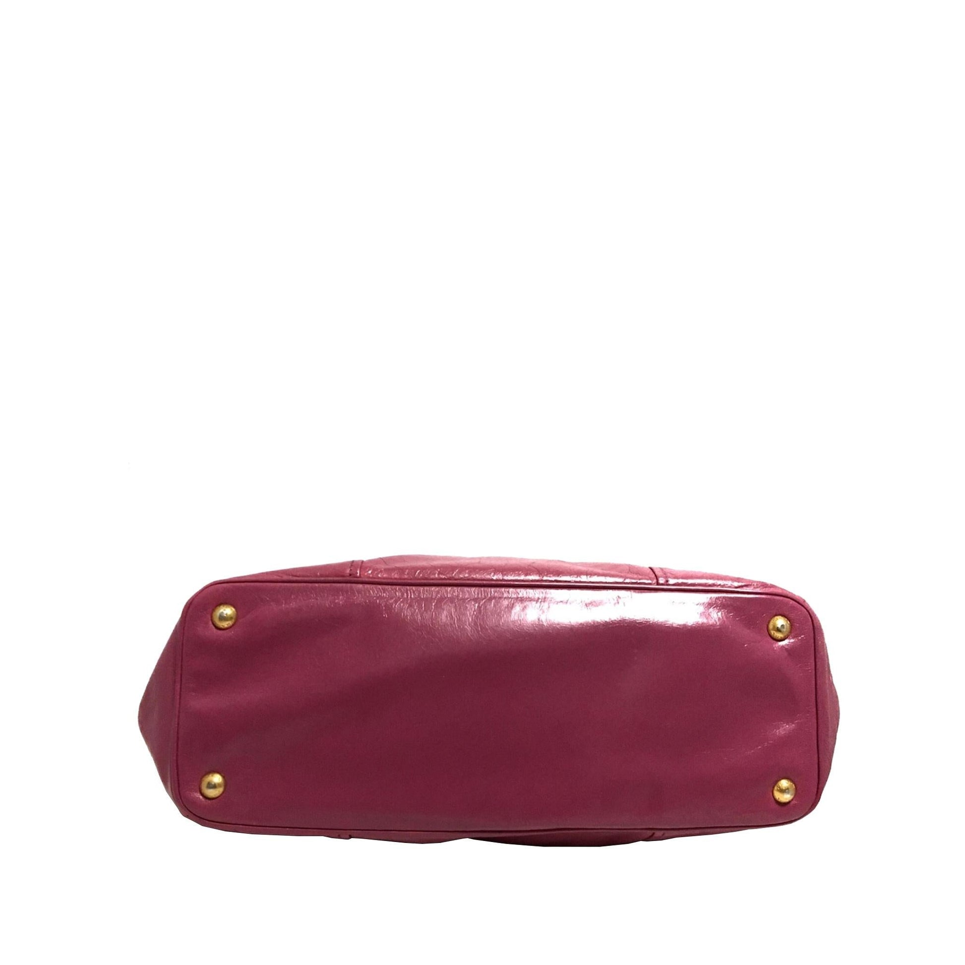 Prada Vitello Shine Satchel Style 9 - Rovelle Bags