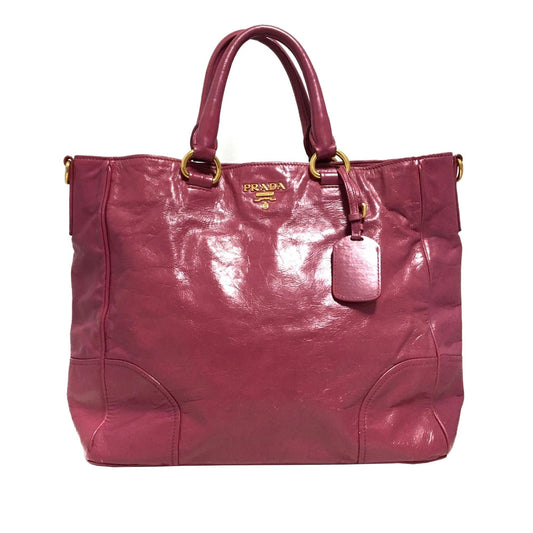 Prada Vitello Shine Satchel Style 9 - Rovelle Bags