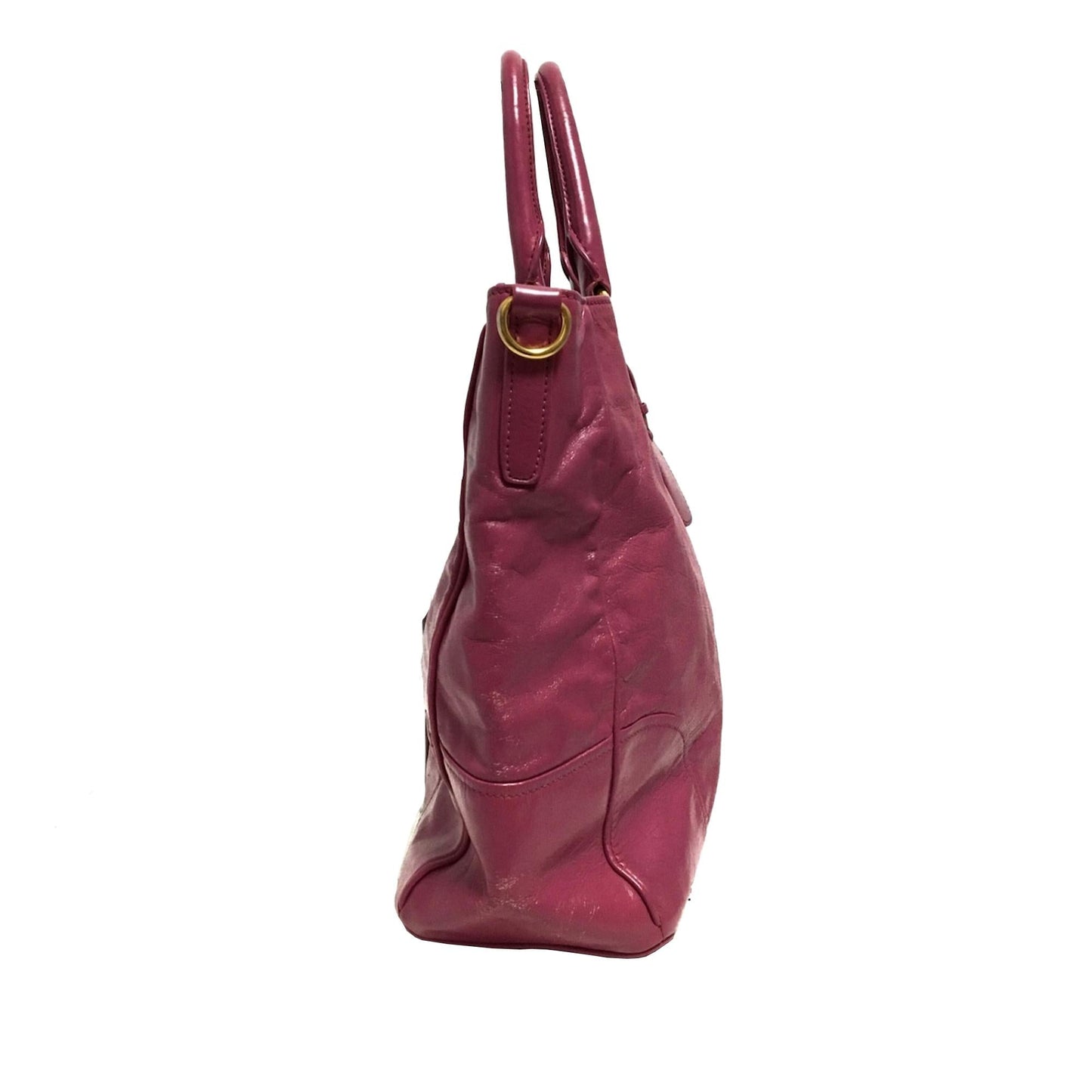 Prada Vitello Shine Satchel Style 9 - Rovelle Bags