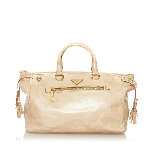 Prada Vitello Shine Satchel Style 8 - Rovelle Bags