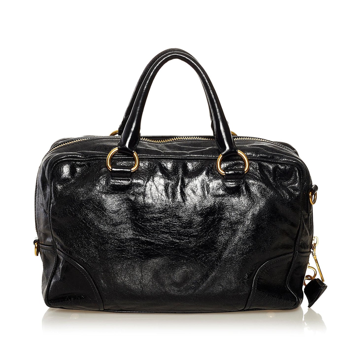 Prada Vitello Shine Satchel Style 7 - Rovelle Bags