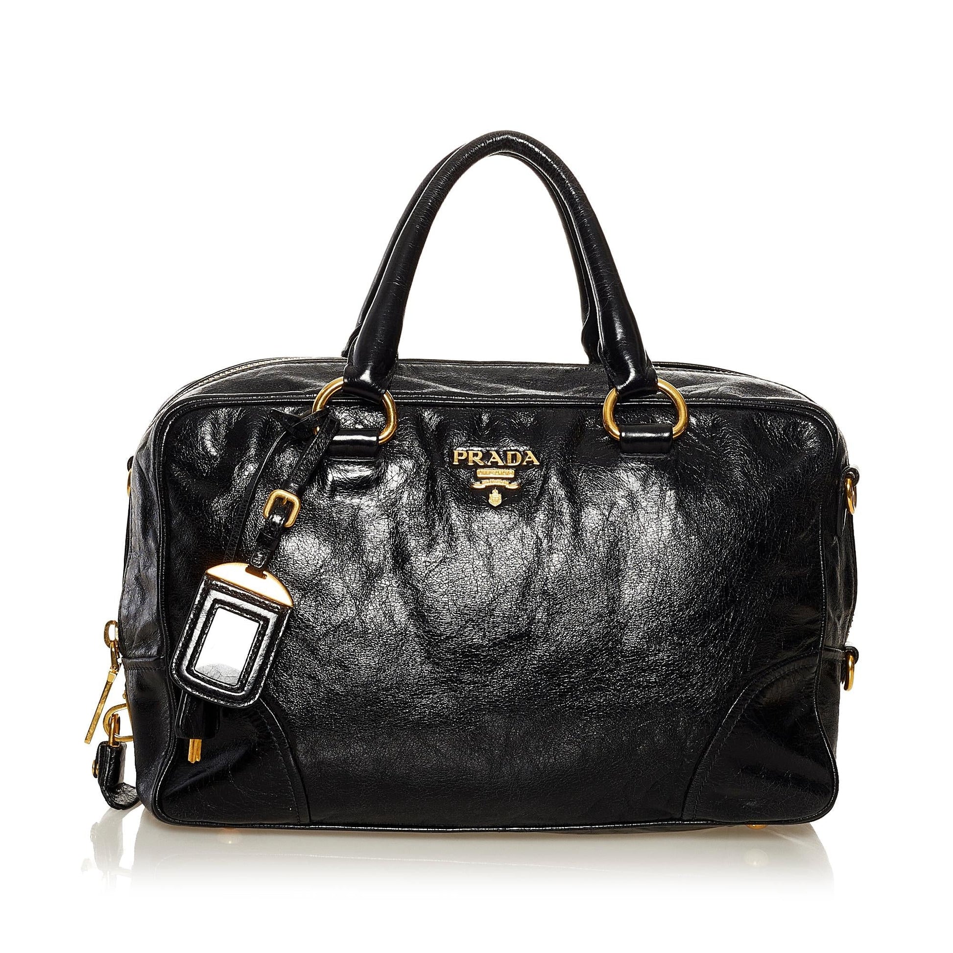 Prada Vitello Shine Satchel Style 7 - Rovelle Bags
