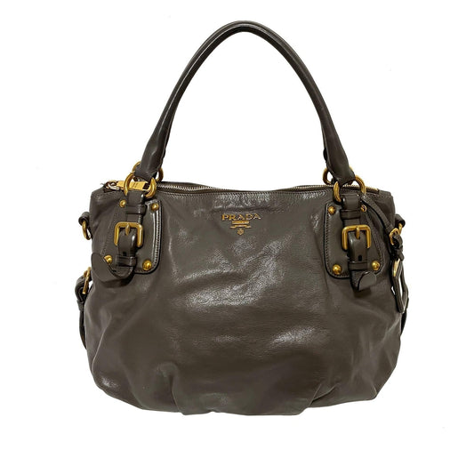 Prada Vitello Shine Satchel Style 6 - Rovelle Bags
