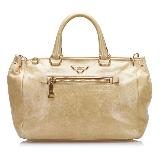 Prada Vitello Shine Satchel Style 5 - Rovelle Bags