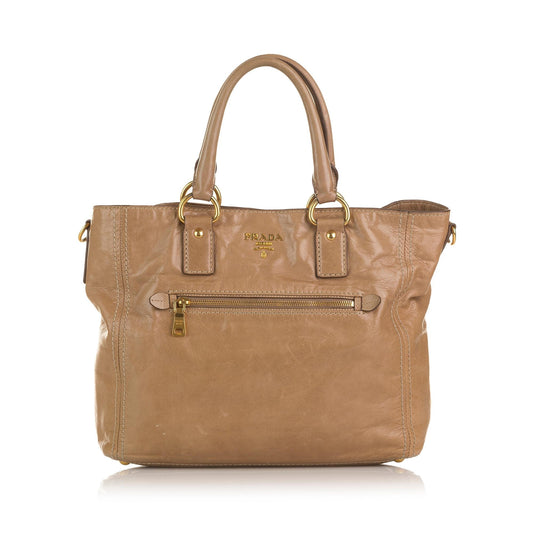 Prada Vitello Shine Satchel Style 4 - Rovelle Bags