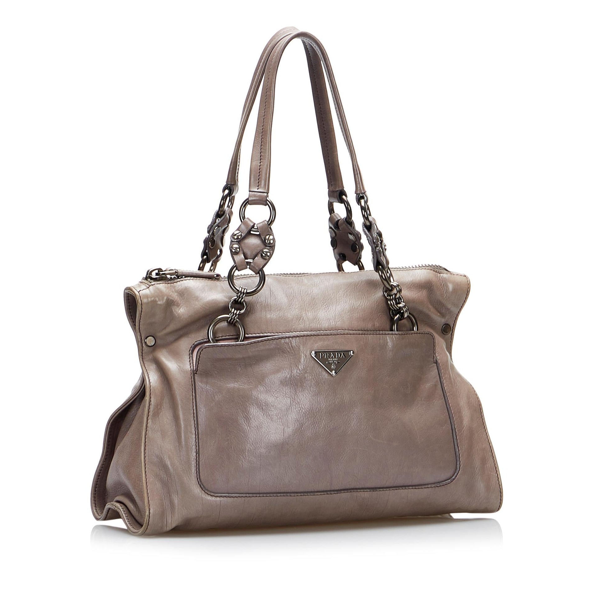 Prada Vitello Shine Tote Style 2 - Rovelle Bags