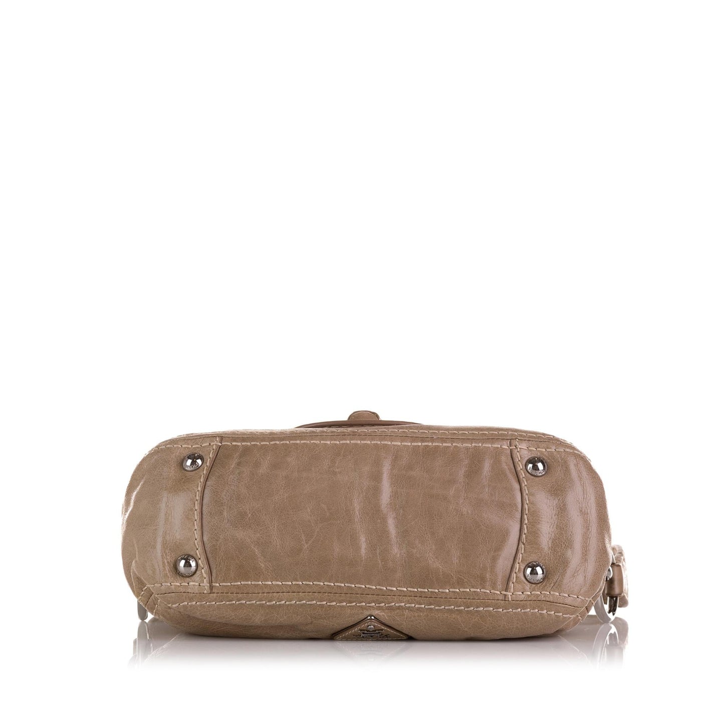Prada Vitello Shine Turn Lock Baguette Handbag - Rovelle Bags