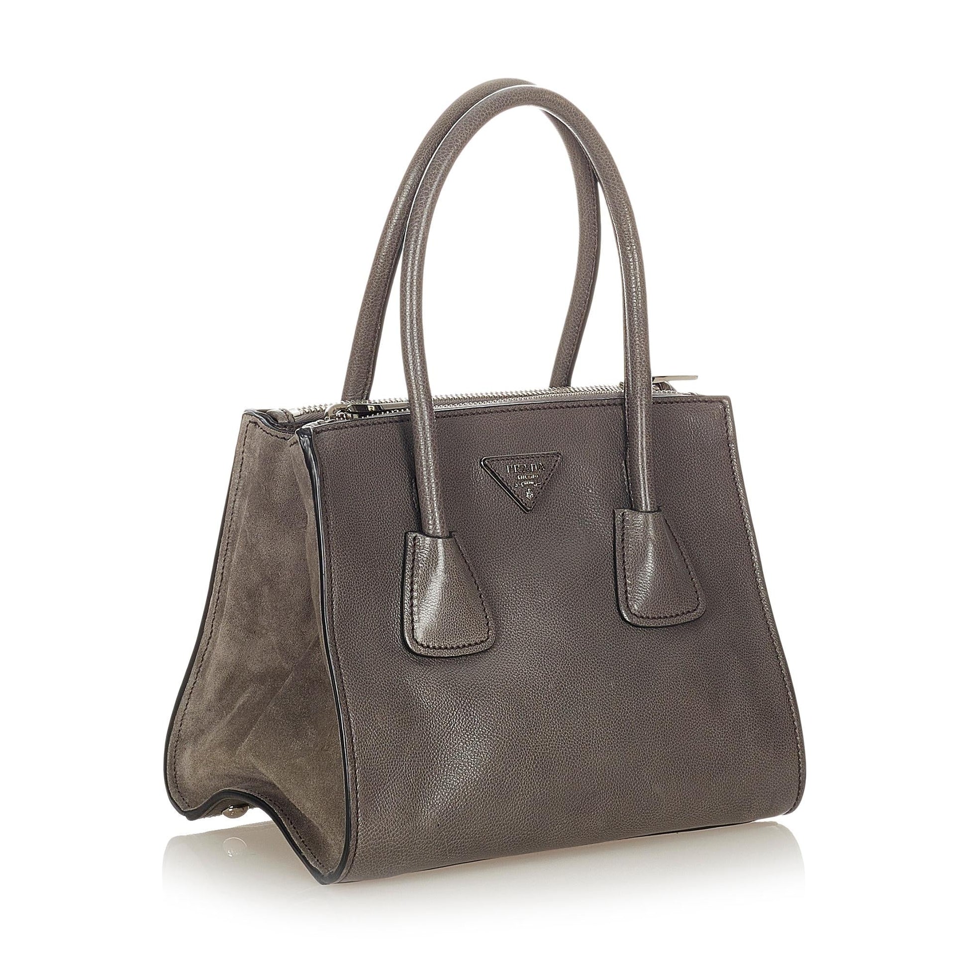 Prada Vitello Twin Pocket Satchel Style 4 - Rovelle Bags