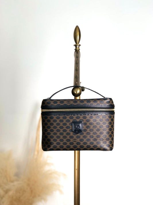 CELINE Handbag Vanity bag Black x6aezr