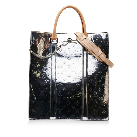 LOUIS VUITTON Monogram Vernis Miroir Sac Plat Satchel