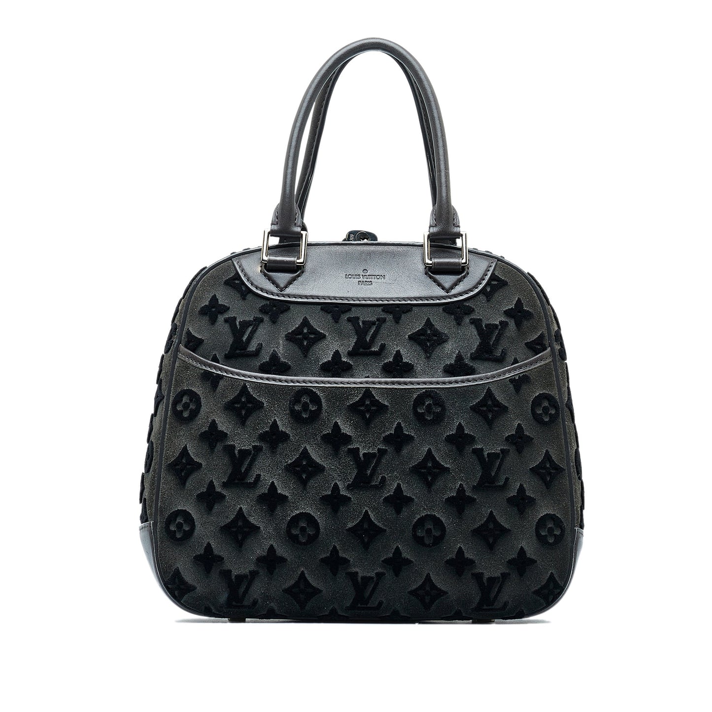 LOUIS VUITTON Monogram Tuffetage Deauville Cube Handbag