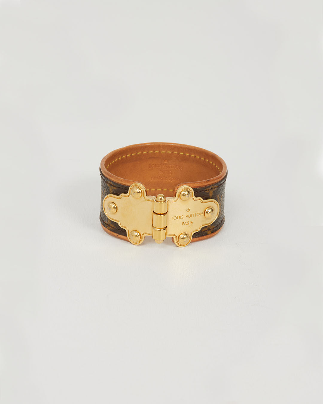 Louis Vuitton Monogram Save It Hinge Bracelet