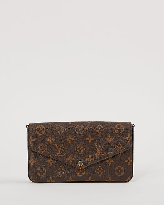 Louis Vuitton Monogram Canvas Pochette Felicie Wallet On Chain