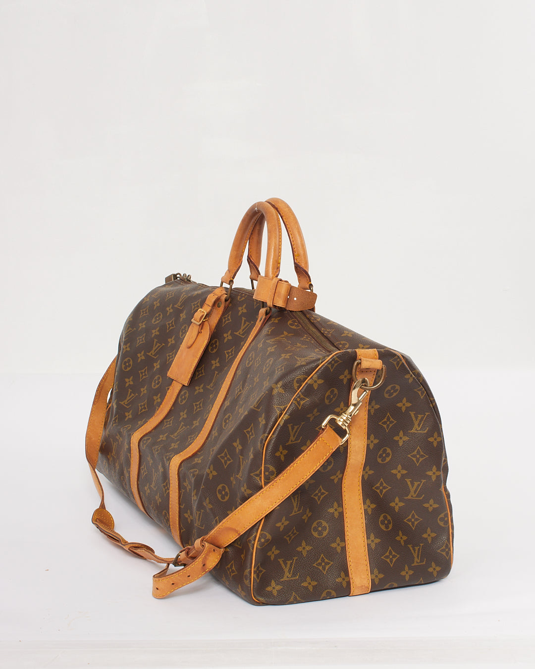Louis Vuitton Monogram Canvas Keepall Bandoulière 55 Bag
