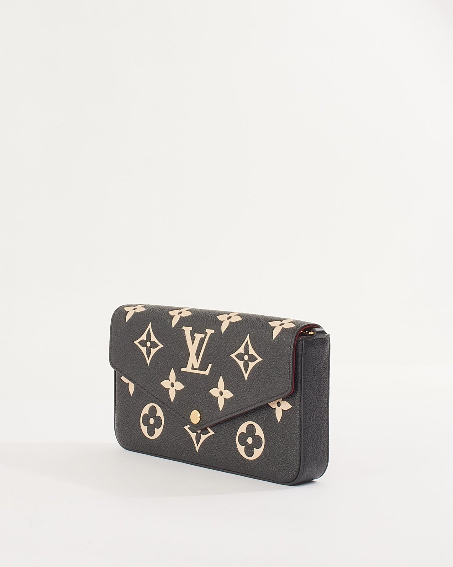 Louis Vuitton Bicolor Monogram Empreinte Leather Félicie Pochette Chain Bag