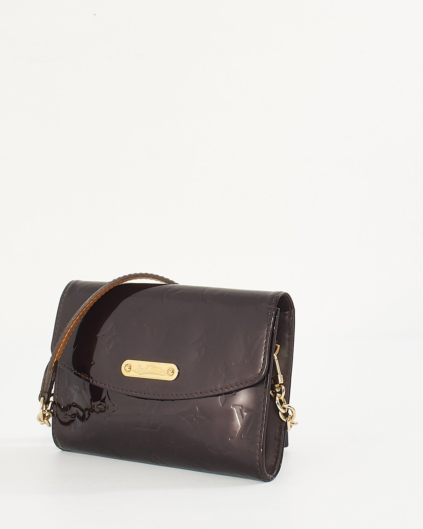 Louis Vuitton Monogram Vernis Amarante Sunset Boulevard Shoulder Bag