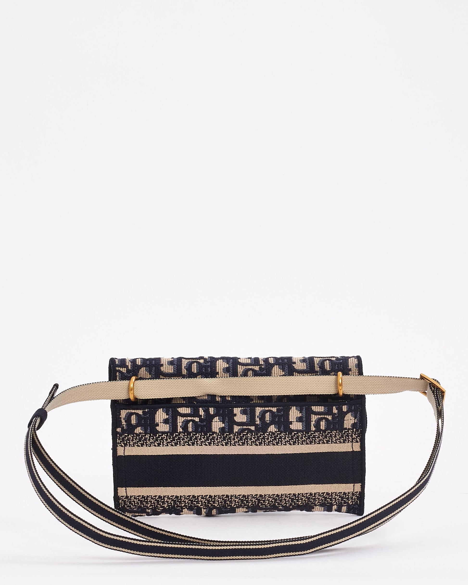 Dior Leather Canvas Clutch