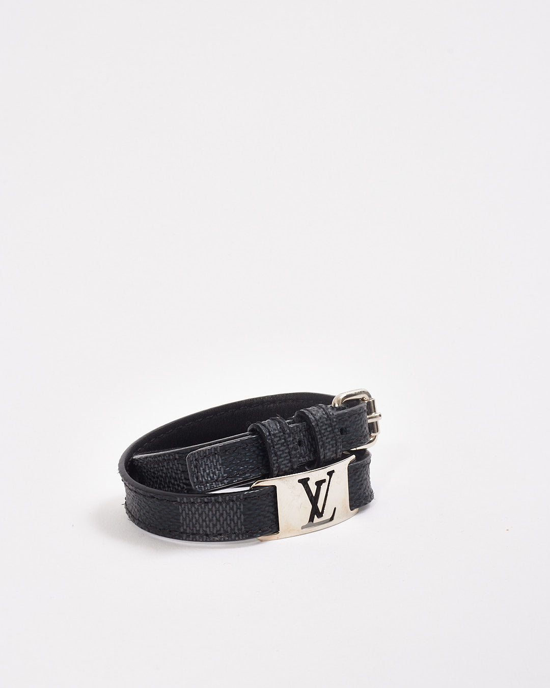 Louis Vuitton Damier Graphite Wrap Around Bracelet