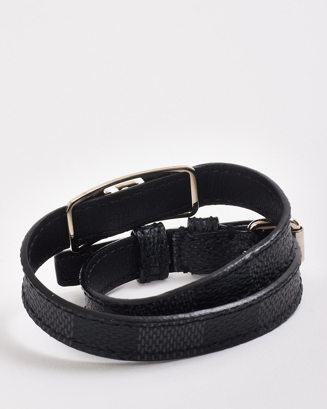 Louis Vuitton Damier Graphite Wrap Around Bracelet