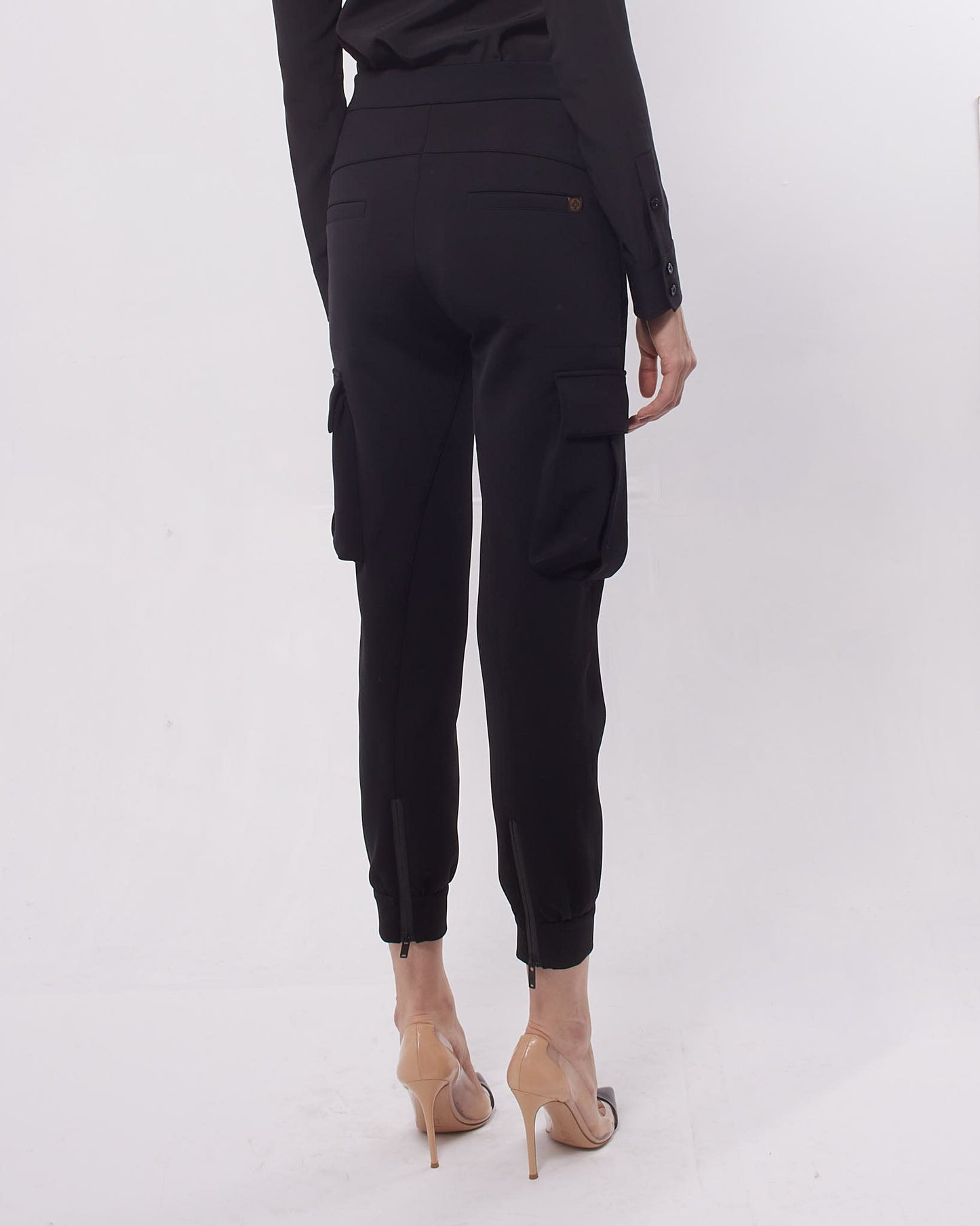 Louis Vuitton Black Cargo Trousers - 34