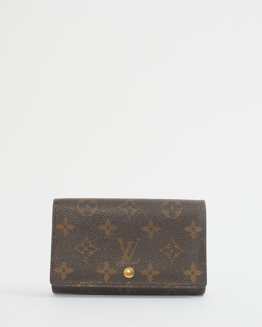 Louis Vuitton Monogram Canvas Bi Fold Wallet