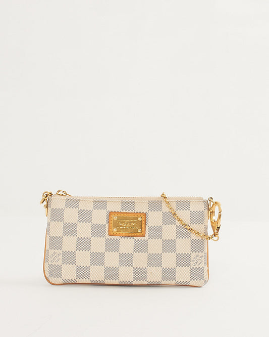 Louis Vuitton Damier Azur Pochette Chain Bag