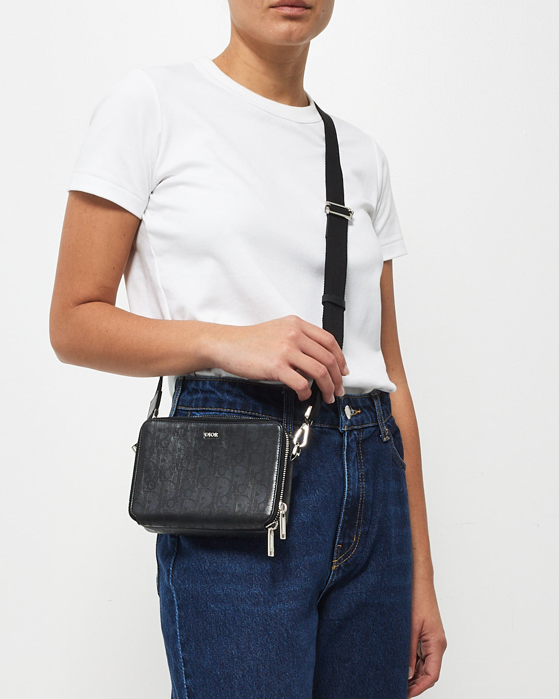 Dior Leather Canvas Crossbody
