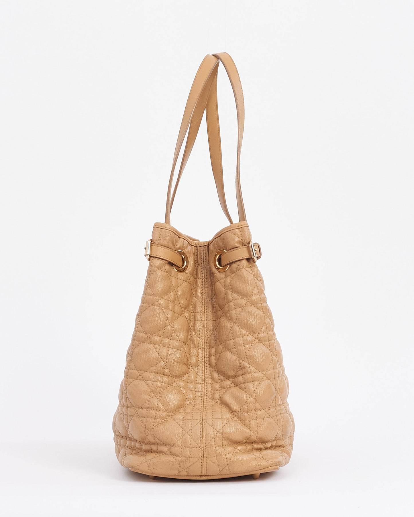 Dior Leather Canvas Tote