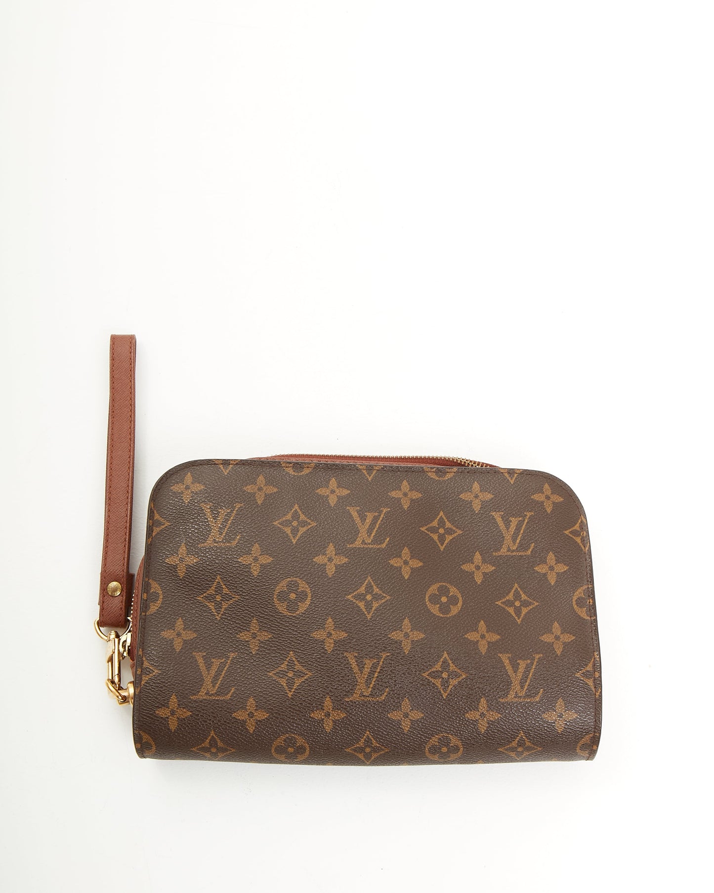 Louis Vuitton Monogram Canvas Wristlet Zip Pouch