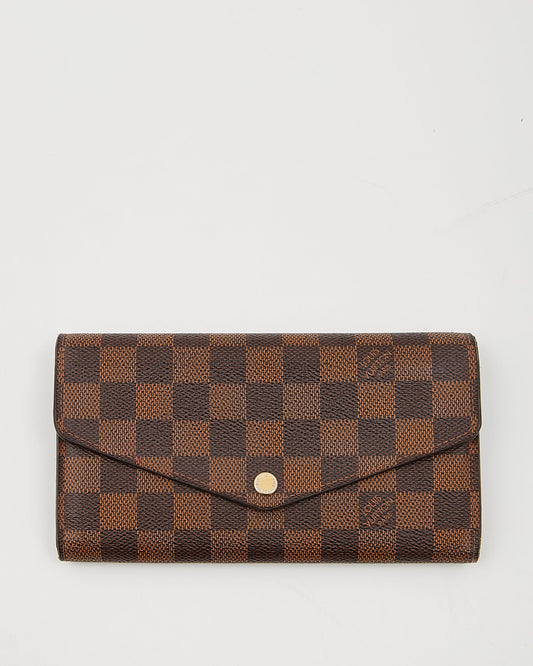 Louis Vuitton Damier Ebene Canvas Josephine Flap Wallet