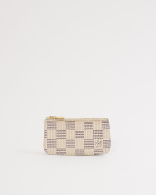 Louis Vuitton Damier Azur Canvas Key Pouch