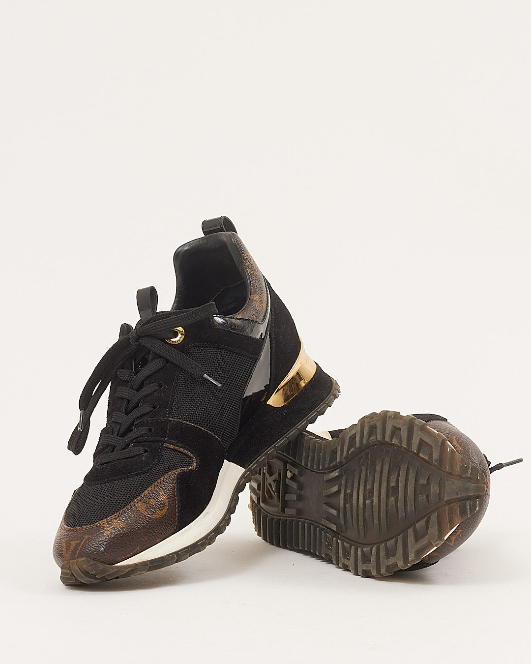 Louis Vuitton Monogram Canvas & Suede Sneakers - 39