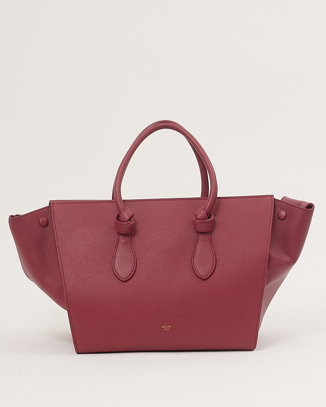 Celine Pink Leather Small Tie Knot Tote Bag