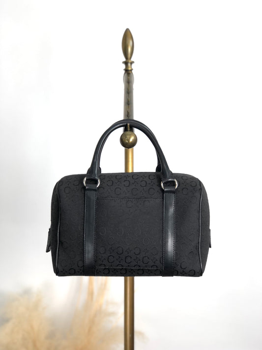 CELINE Small Boston bag Handbag Black w8thgk