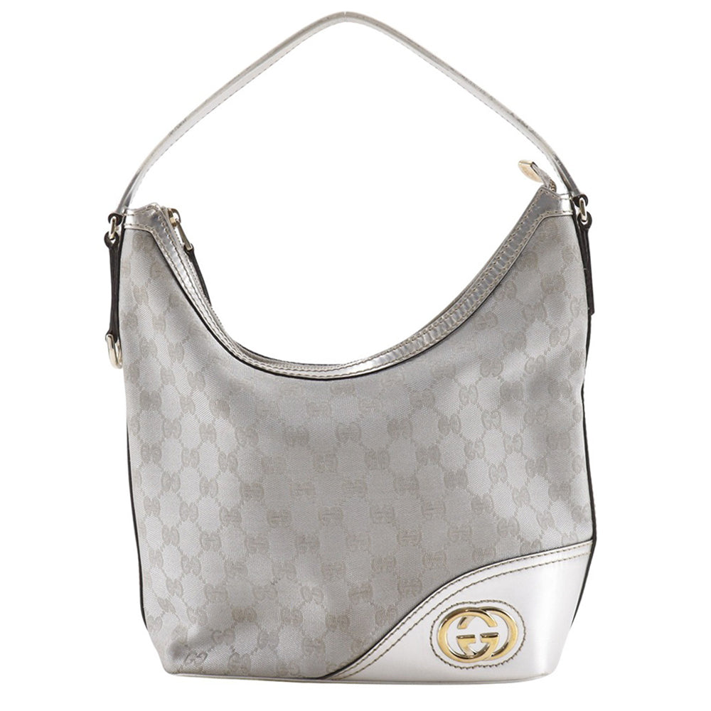 Gucci Interlocking G GG Canvas Shoulder Bag