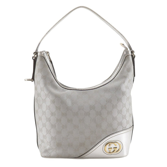 Gucci Interlocking G GG Canvas Shoulder Bag