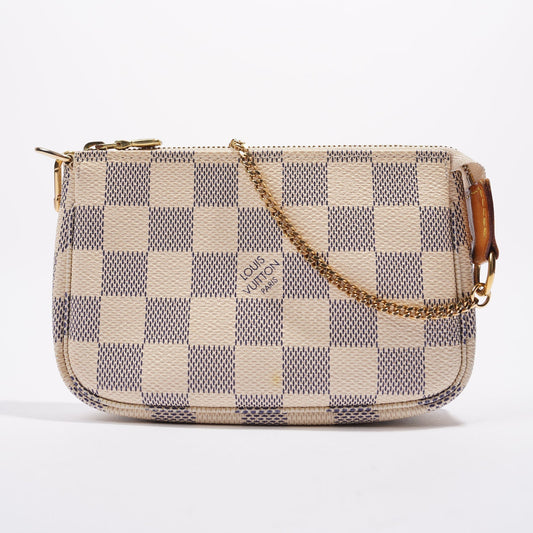 Louis Vuitton Mini Pochette Accessoires Damier Azur Canvas One Size