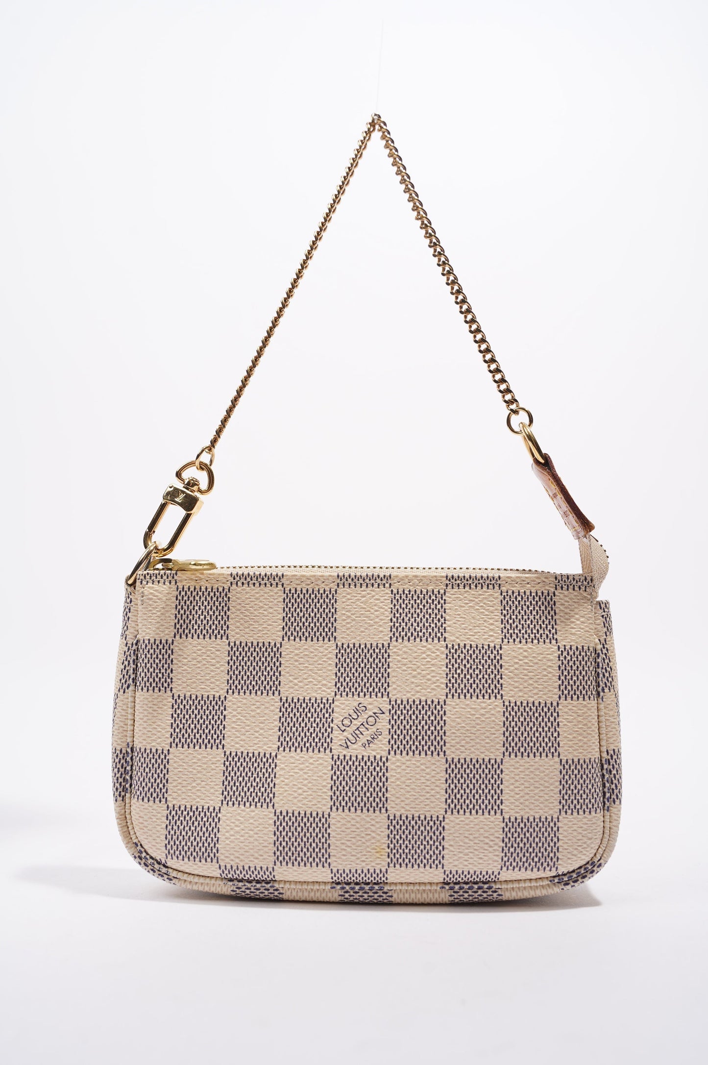 Louis Vuitton Mini Pochette Accessoires Damier Azur Canvas One Size
